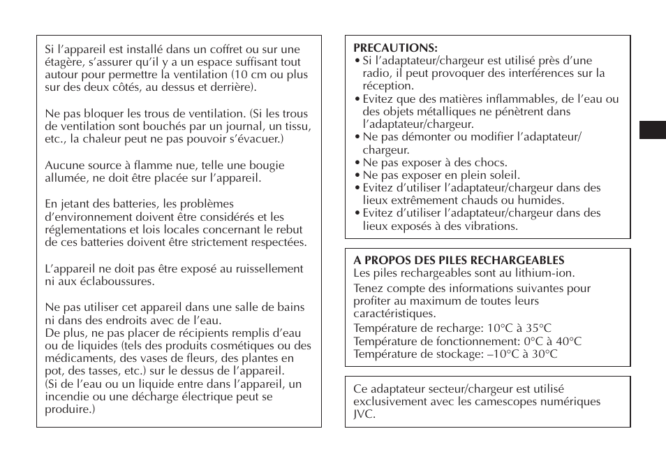 JVC AA-V20EG/EK User Manual | Page 15 / 88