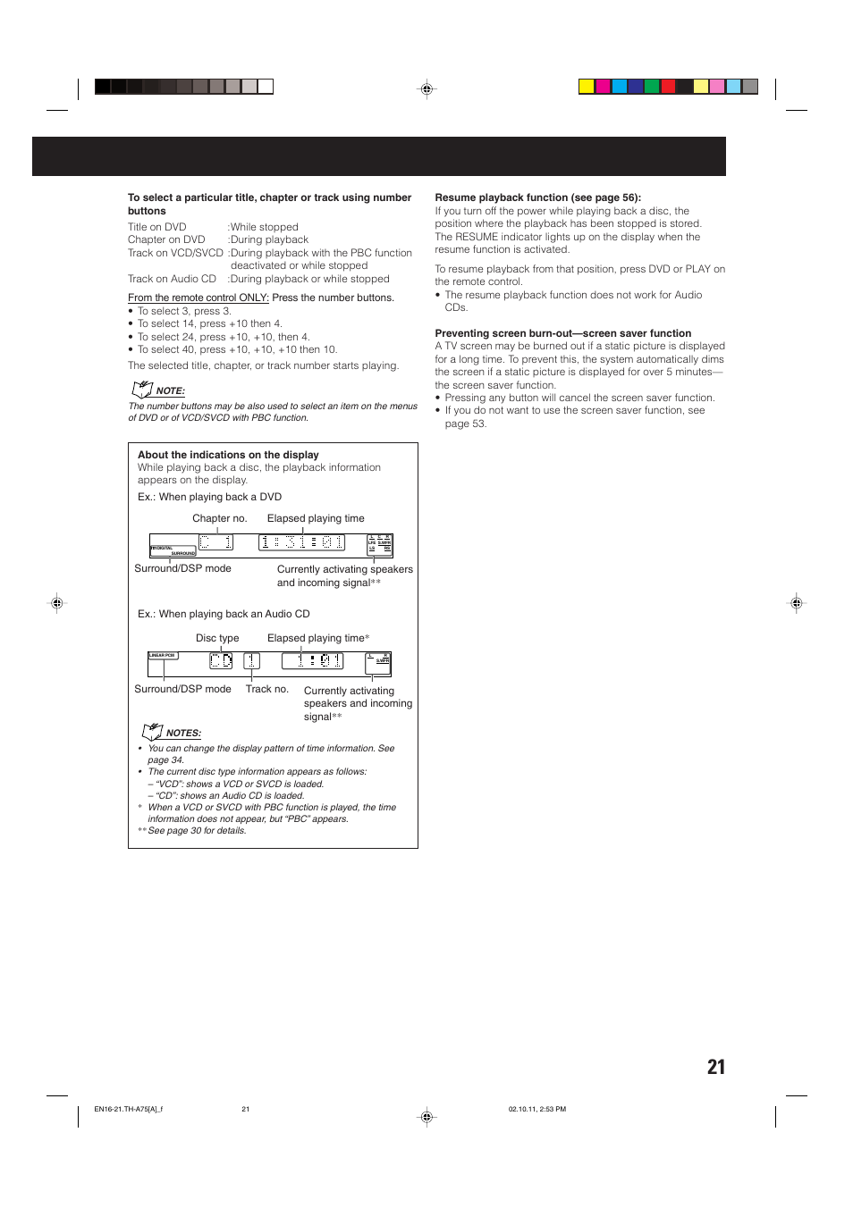 JVC TH-A75 User Manual | Page 25 / 76