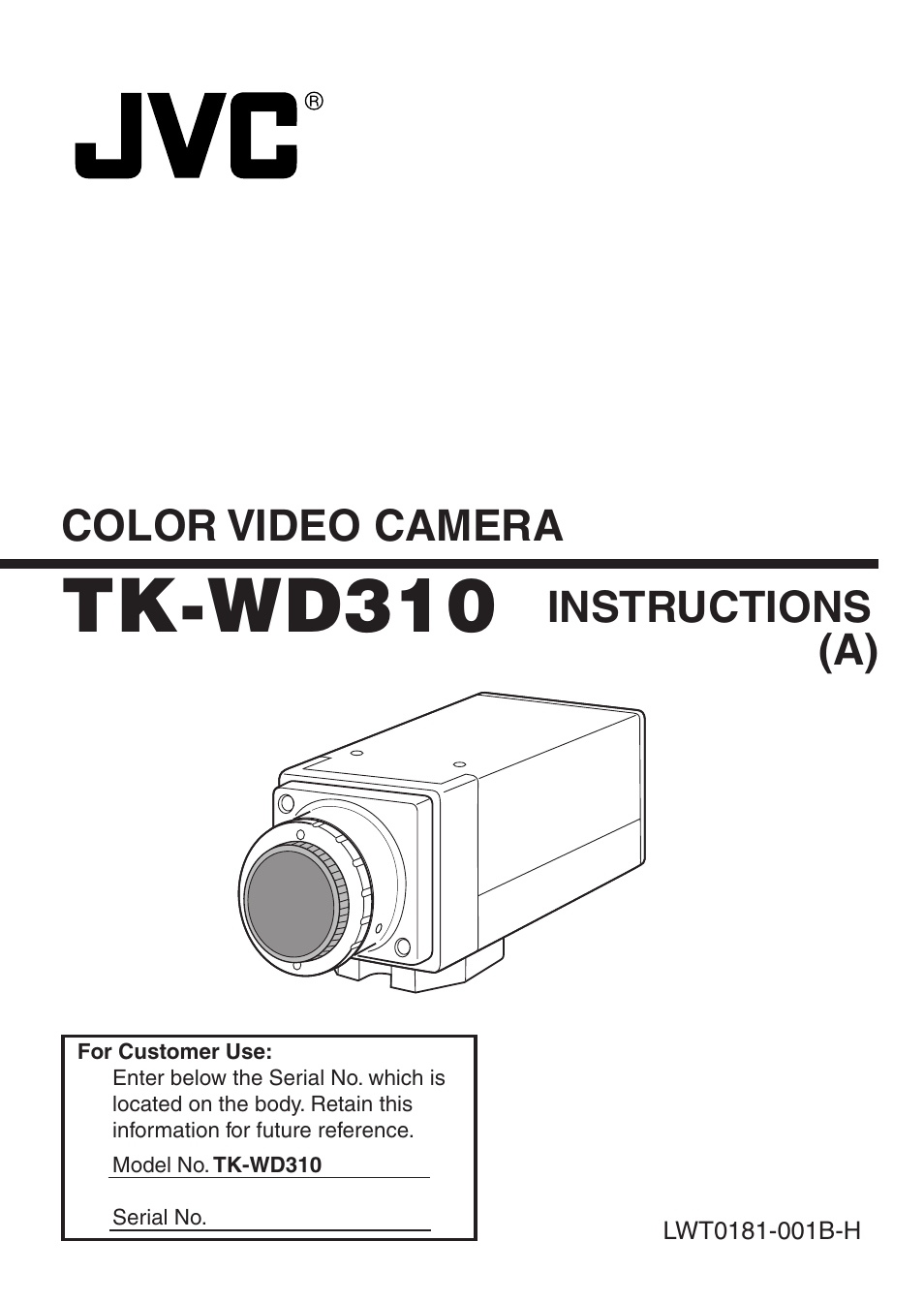 JVC TK-WD31 User Manual | 48 pages