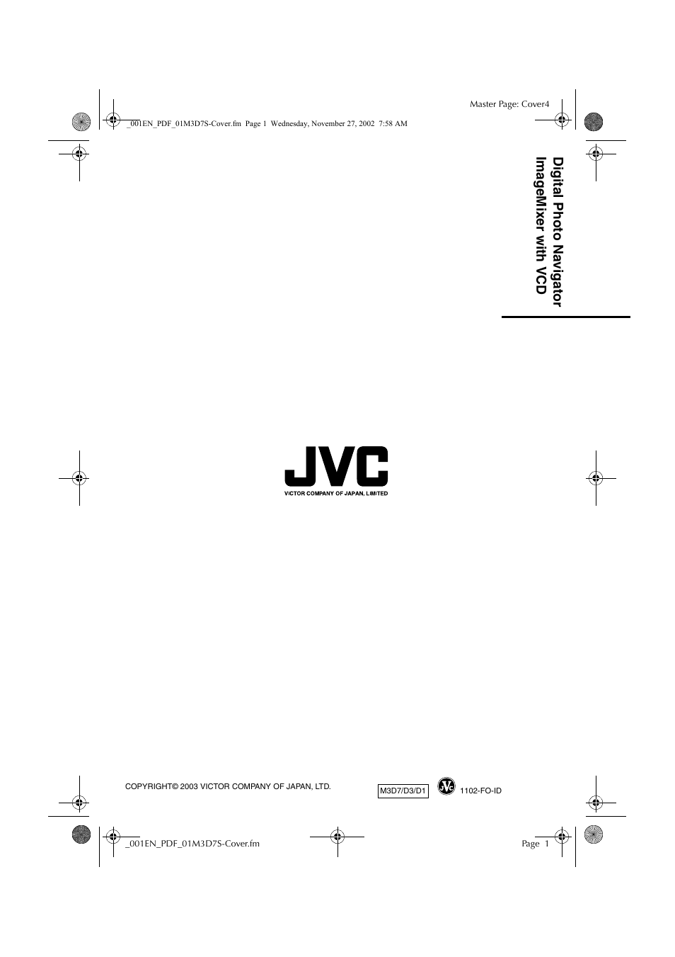 JVC Digital Photo Navigator ImageMixer with VCD LYT1116-001A User Manual | Page 50 / 50