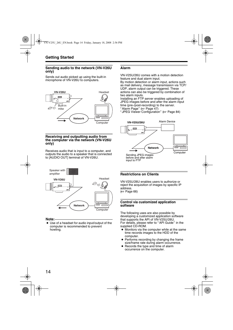 JVC VN-V25U VN-V26U User Manual | Page 14 / 104