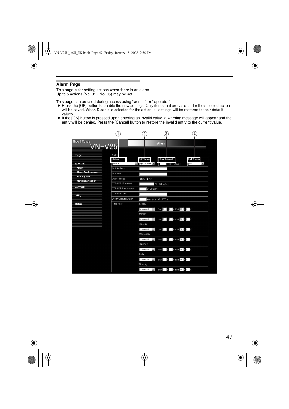 JVC VN-V25U VN-V26U User Manual | Page 47 / 104