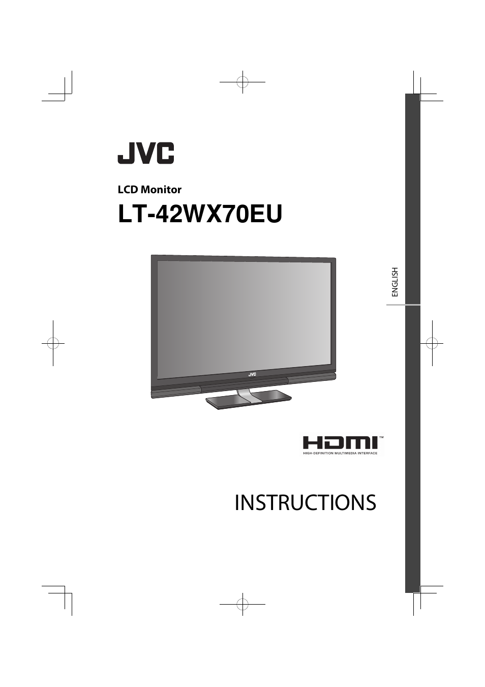 JVC LT-42WX70EU User Manual | 204 pages