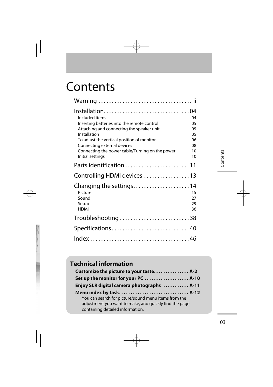 JVC LT-42WX70EU User Manual | Page 77 / 204