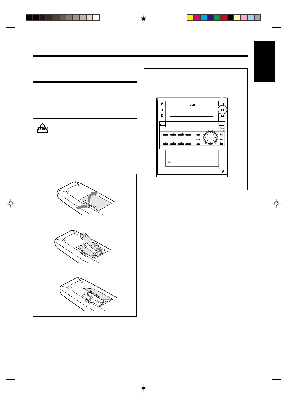 Compact text digital audio compact, Digital audio, Remote sensor | JVC NX-CDR7 User Manual | Page 15 / 58