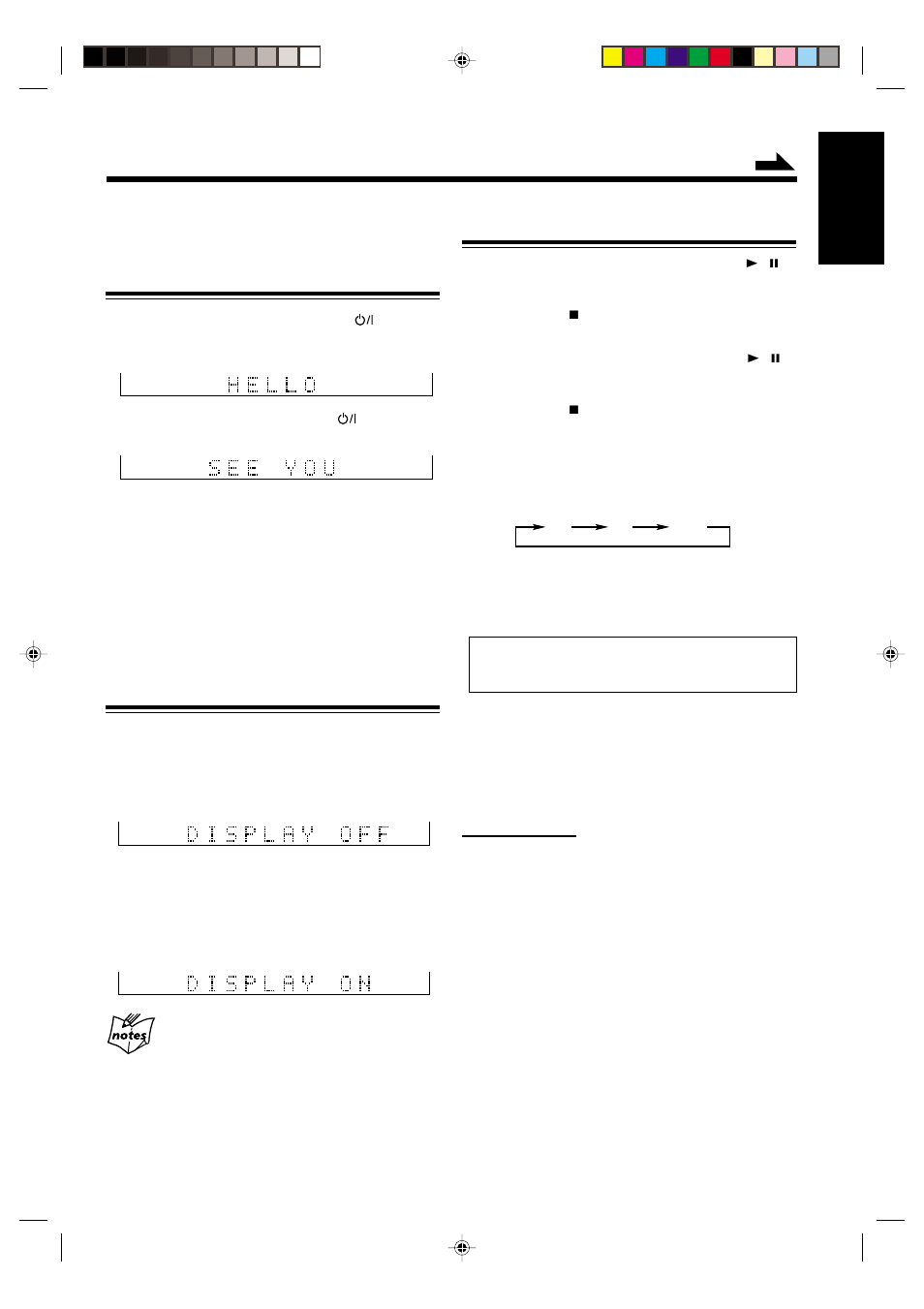 English, Turning on the power, Saving the power consumption while on standby | Selecting the sources and starting play | JVC NX-CDR7 User Manual | Page 17 / 58