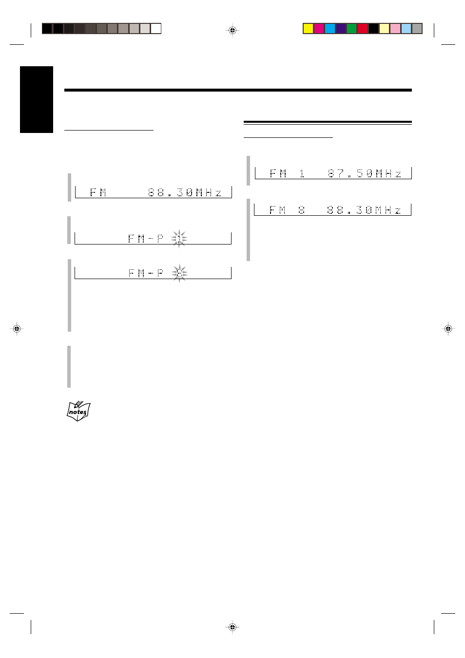 English, Tuning into a preset station, On the remote control only | Press source repeatedly until fm or am is selected | JVC NX-CDR7 User Manual | Page 22 / 58