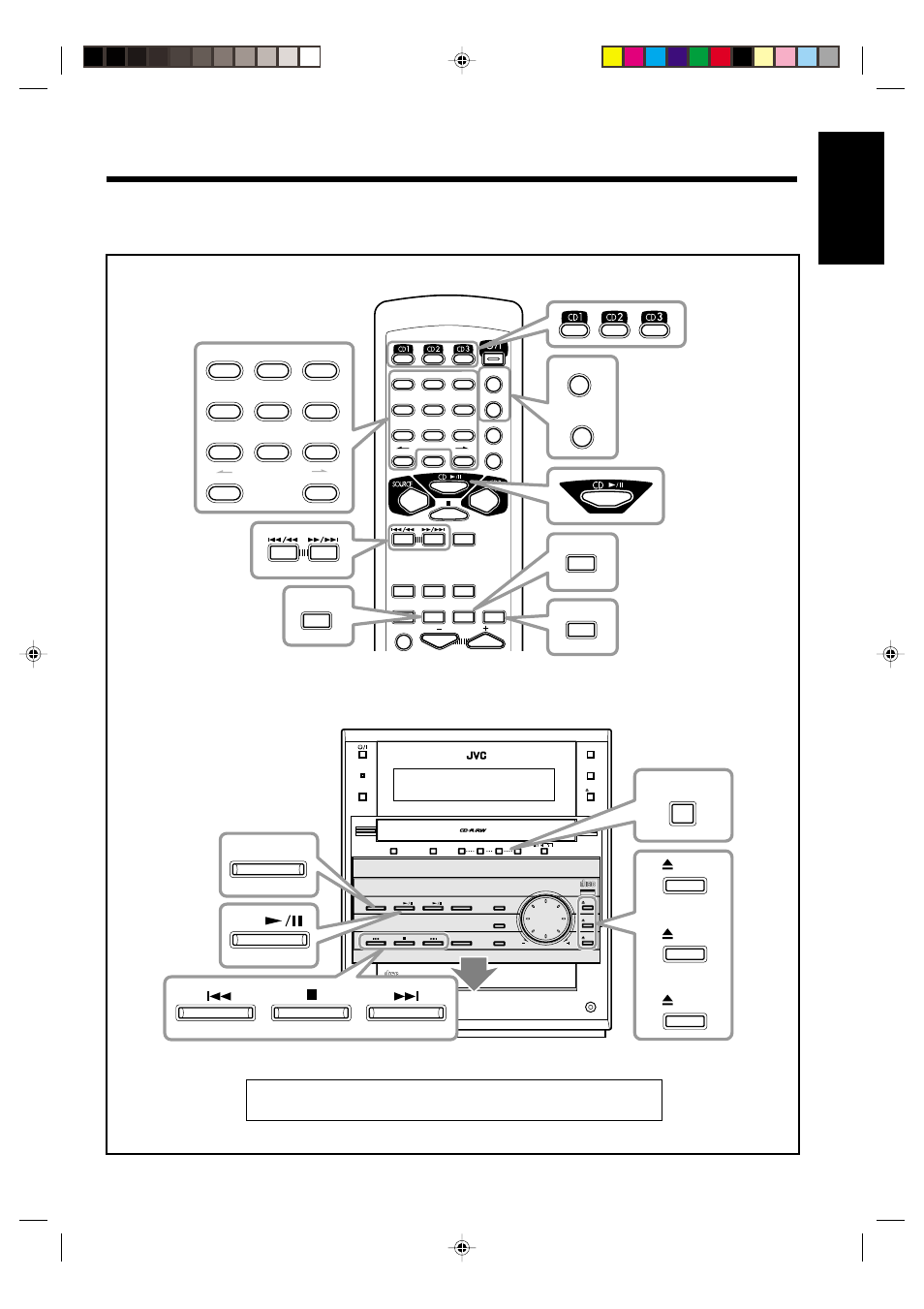 Playing back discs on 3-cd changer, English, Compact | Digital audio, Cd disc cd3 cd2 cd1 cancel | JVC NX-CDR7 User Manual | Page 23 / 58