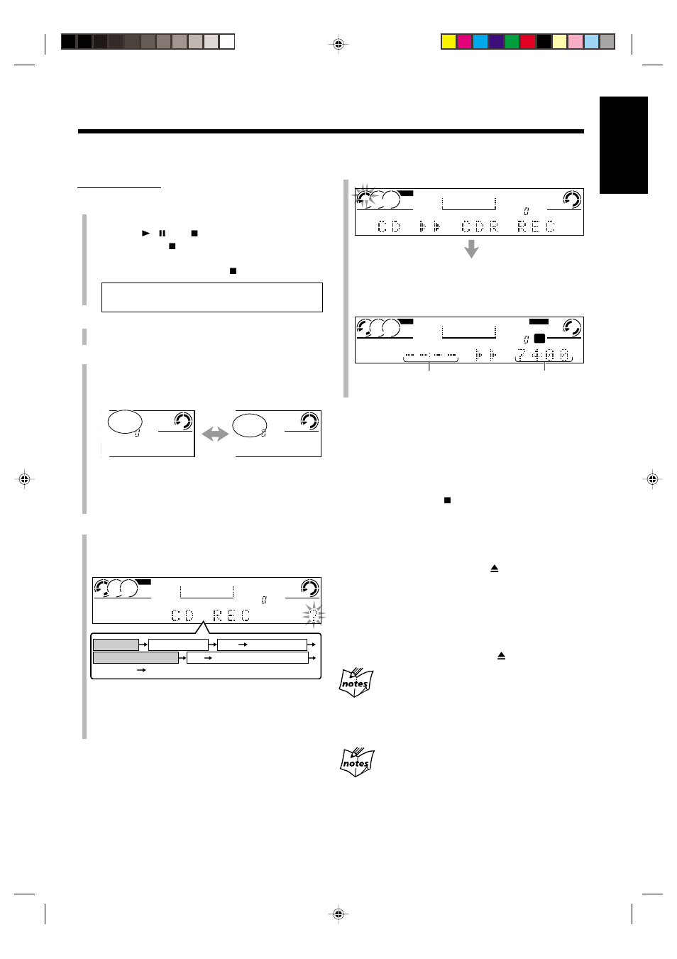 English, Using the rec mode button | JVC NX-CDR7 User Manual | Page 37 / 58