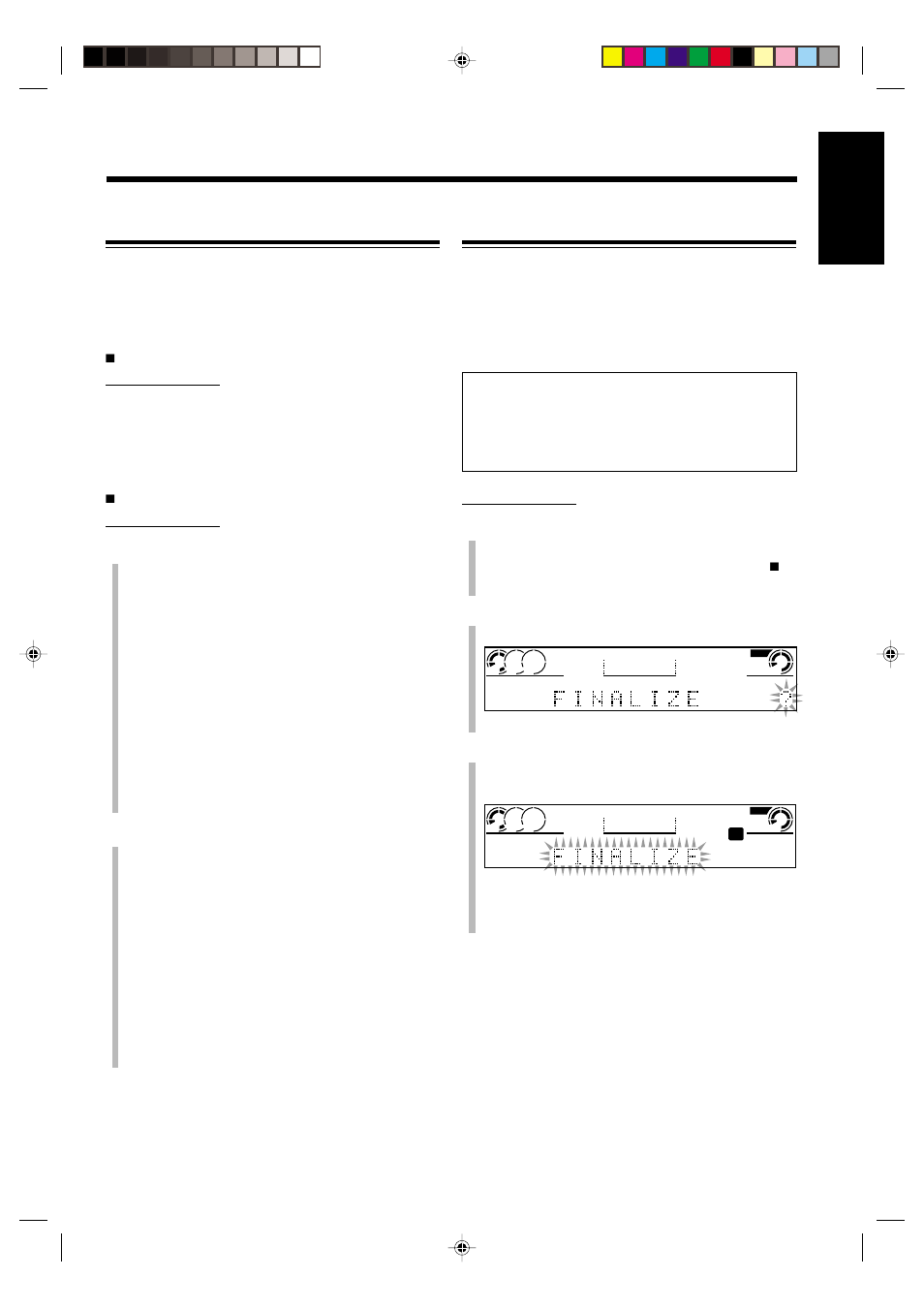 English finalizing a disc—cd-r/cd-rw, Recording a single track during play | JVC NX-CDR7 User Manual | Page 41 / 58