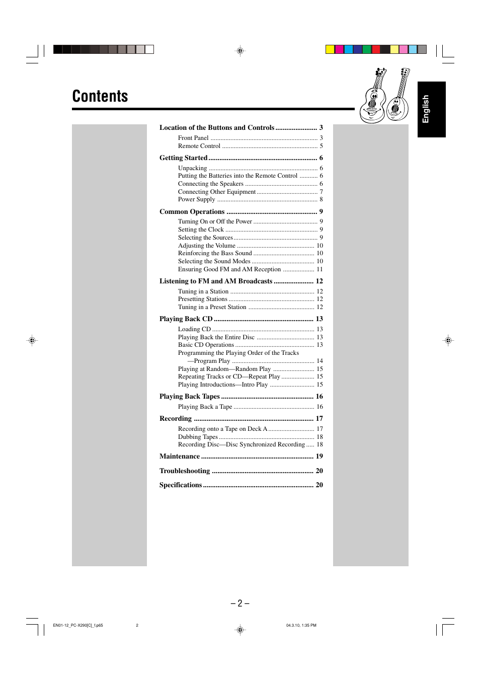 JVC PC-X290 User Manual | Page 29 / 48