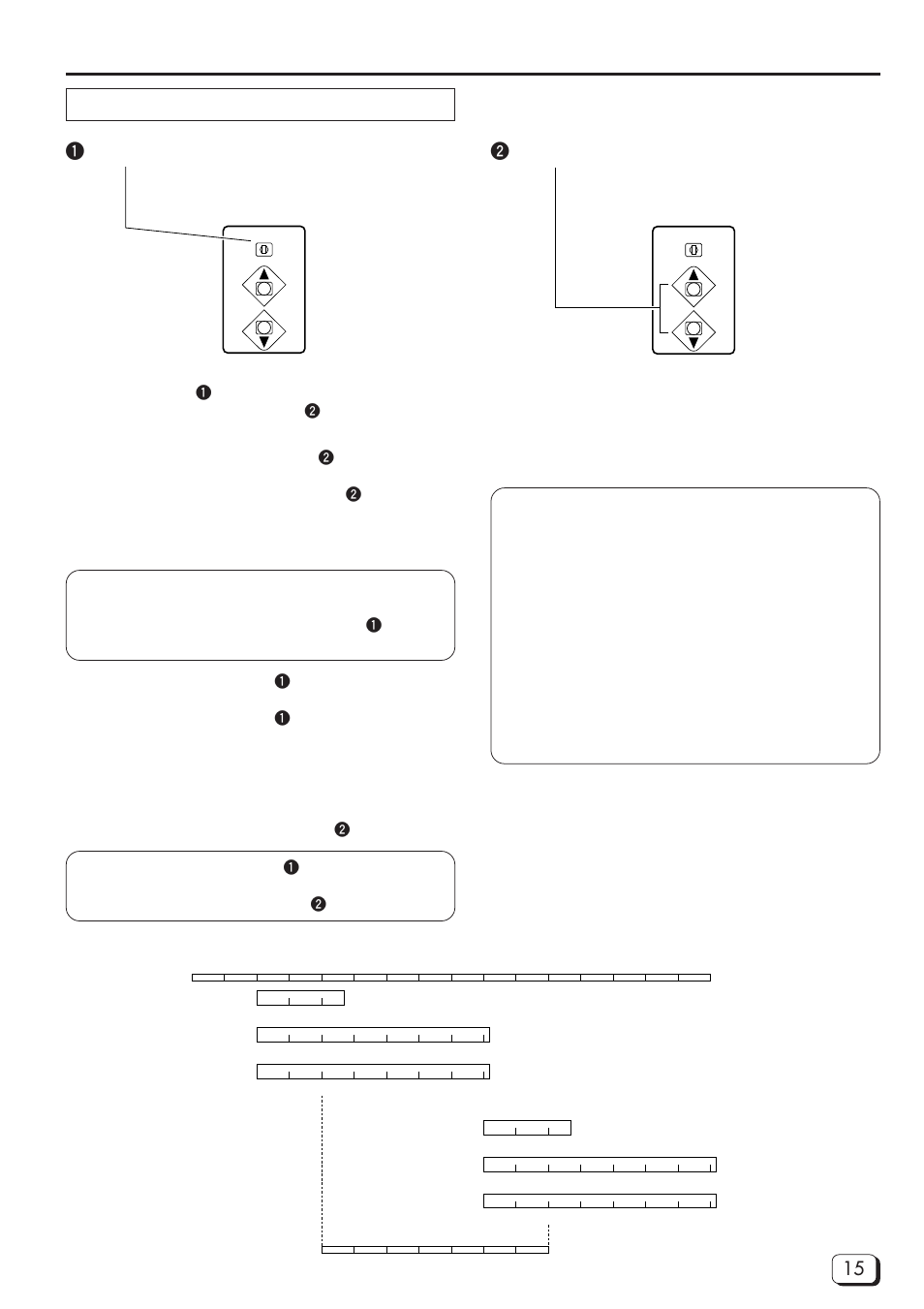 1shutter switch, 2shutter up/down buttons | JVC DZ-VCA1SE User Manual | Page 15 / 28