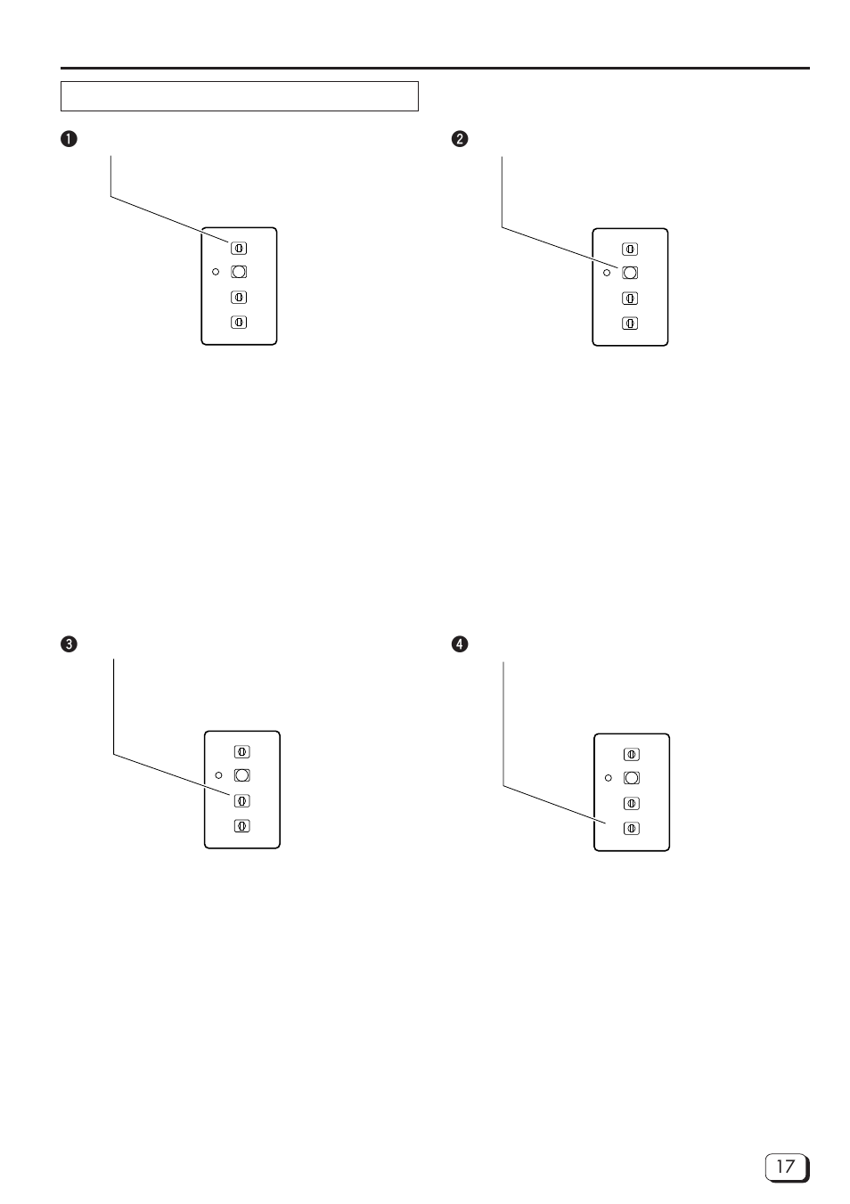 1source switch, 2freeze button, 3posi/nega switch | 4date & time switch | JVC DZ-VCA1SE User Manual | Page 17 / 28