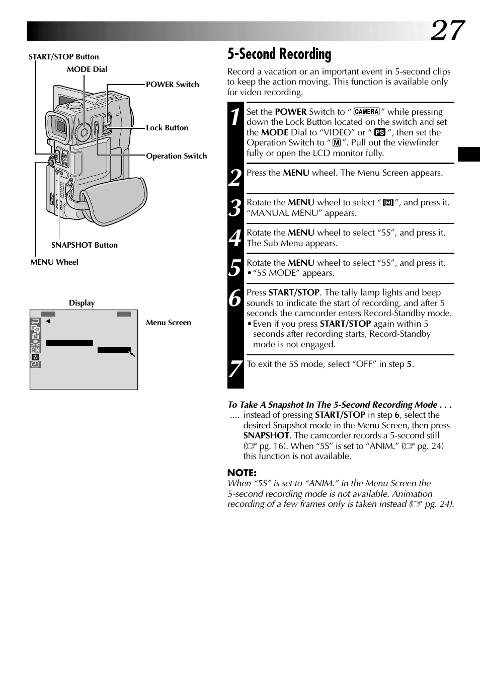 Second recording | JVC LYT0633-001A User Manual | Page 27 / 76