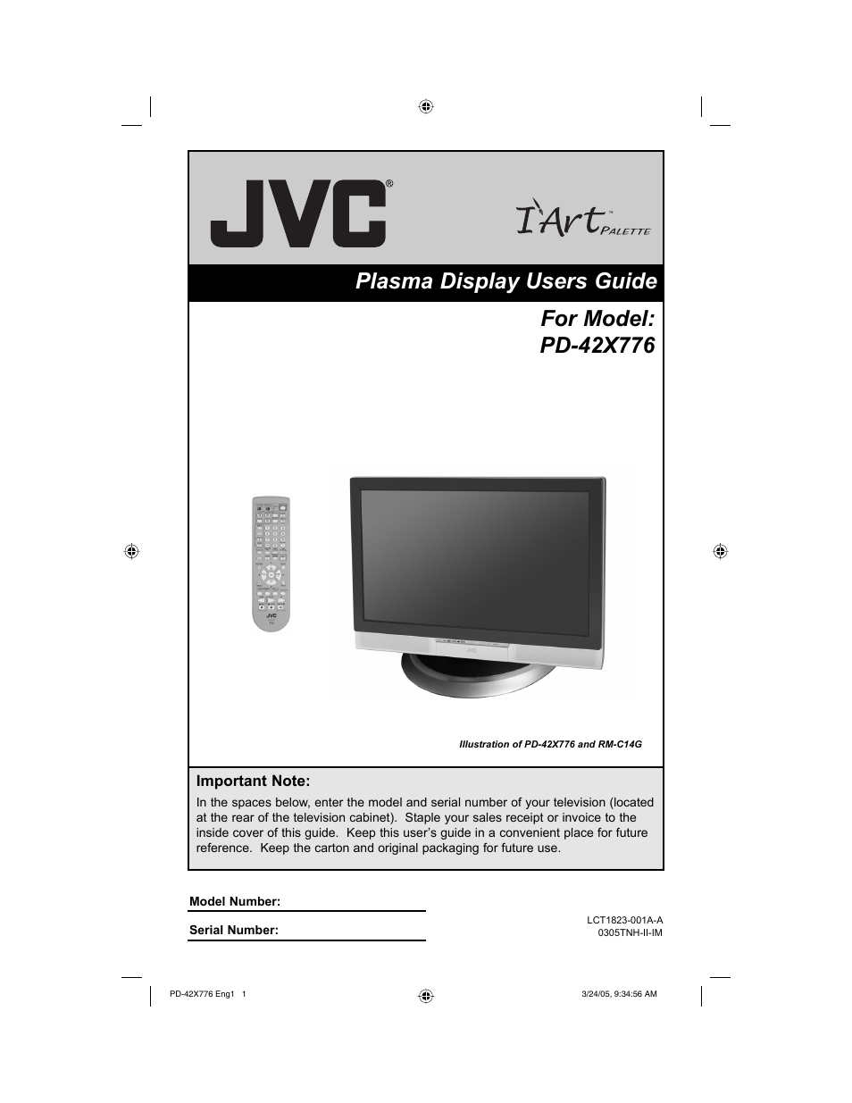 JVC 0305TNH-II-IM User Manual | 92 pages