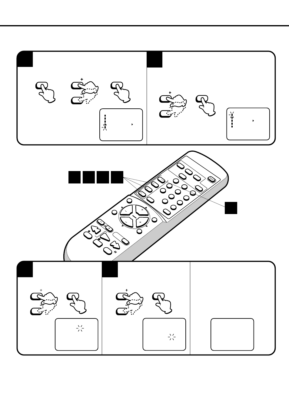 Manual clock setting | JVC TV 13142 User Manual | Page 18 / 54