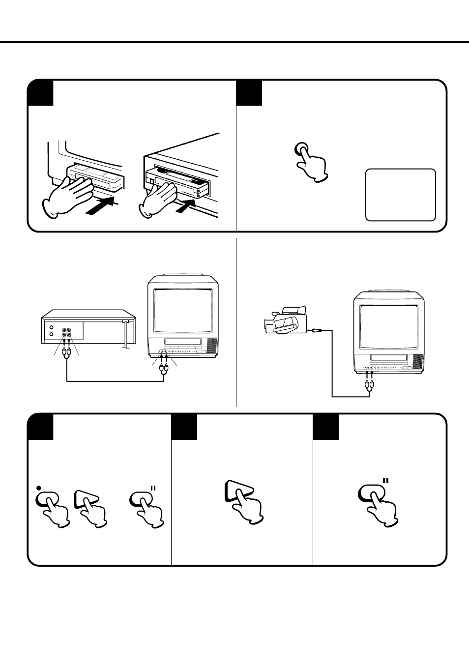 Duplicating a video tape | JVC TV 13142 User Manual | Page 48 / 54