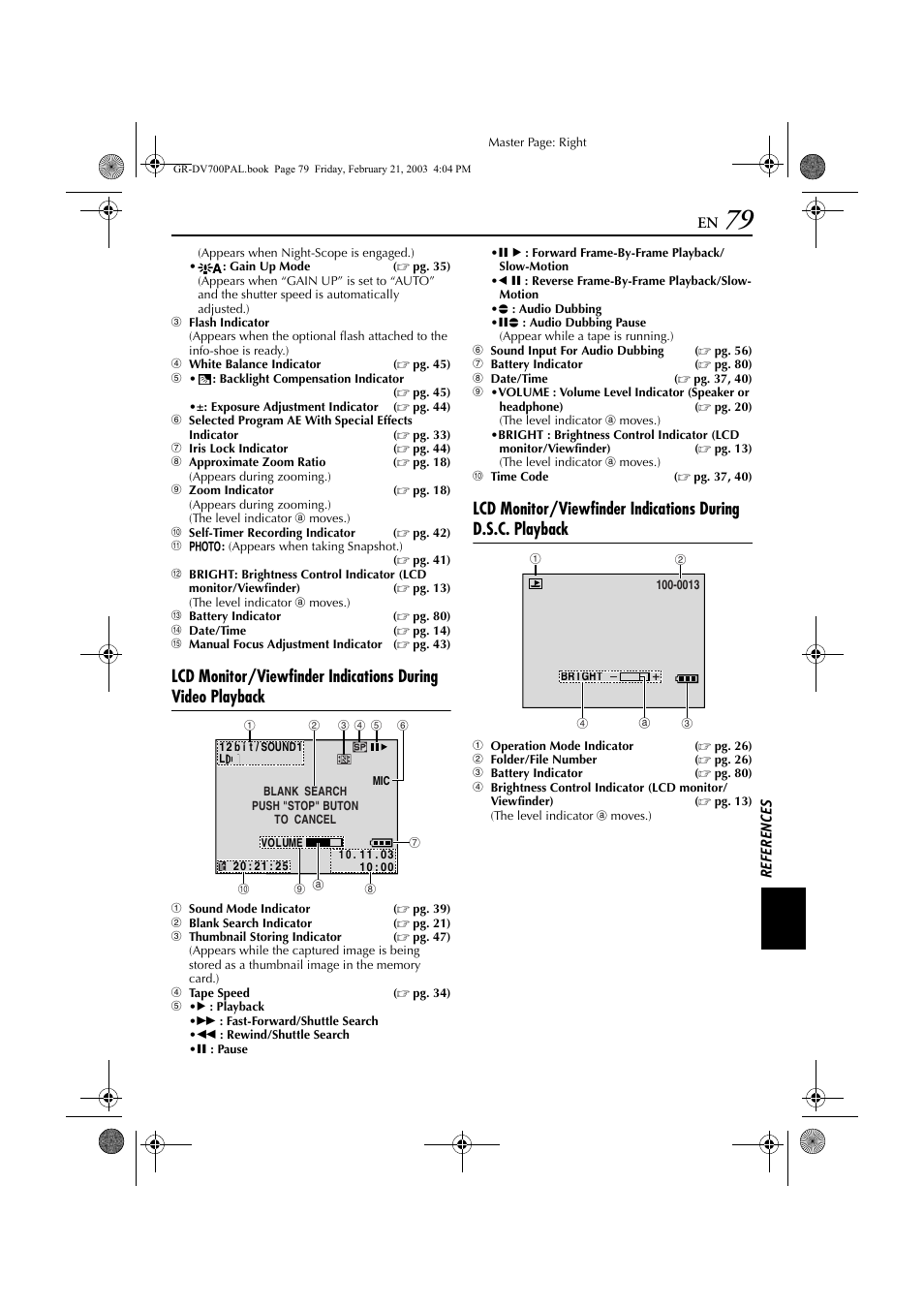 JVC GR-DV700  EN User Manual | Page 79 / 84