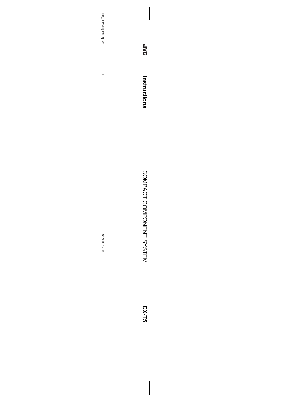 Instructions compact component system dx-t5 | JVC DX-T5 User Manual | Page 145 / 145