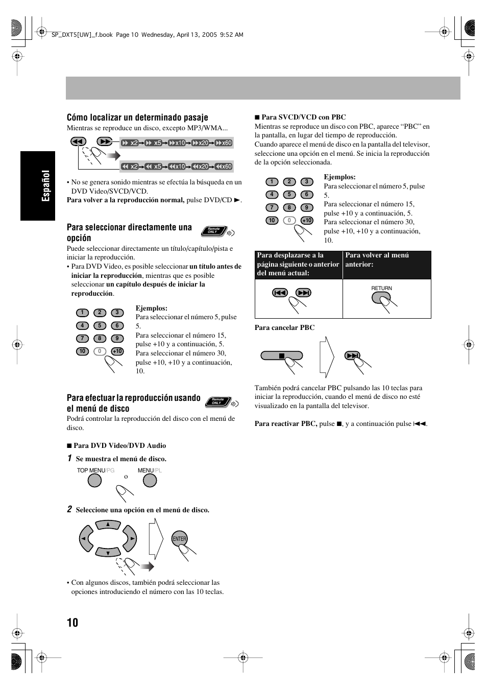 JVC DX-T5 User Manual | Page 60 / 145