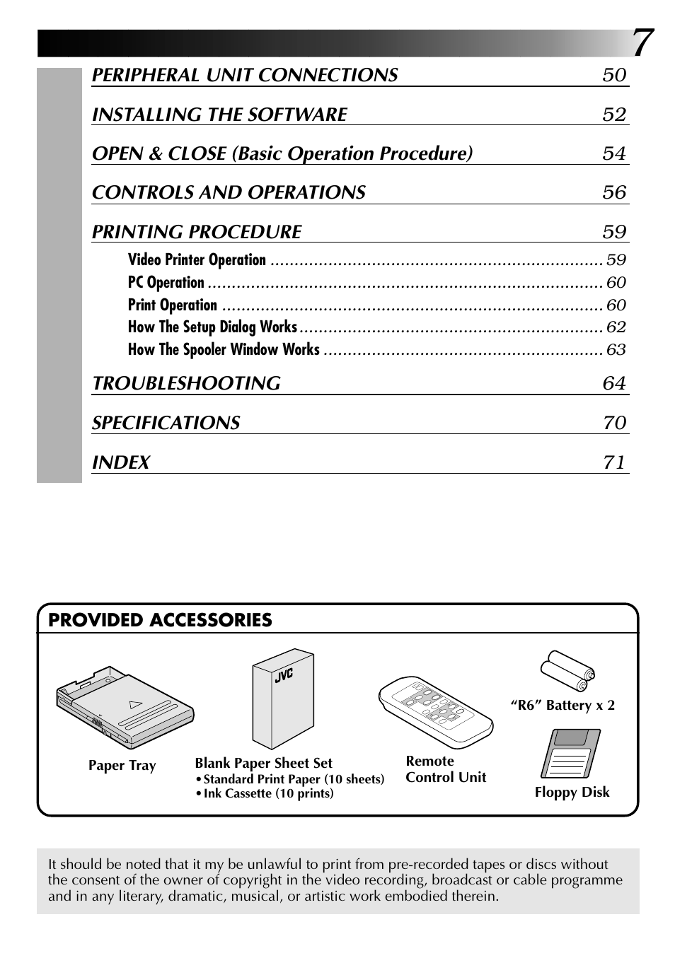 JVC GV-PT2 User Manual | Page 8 / 75