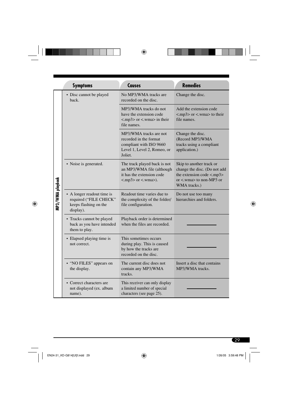 JVC KD-G814 User Manual | Page 29 / 34