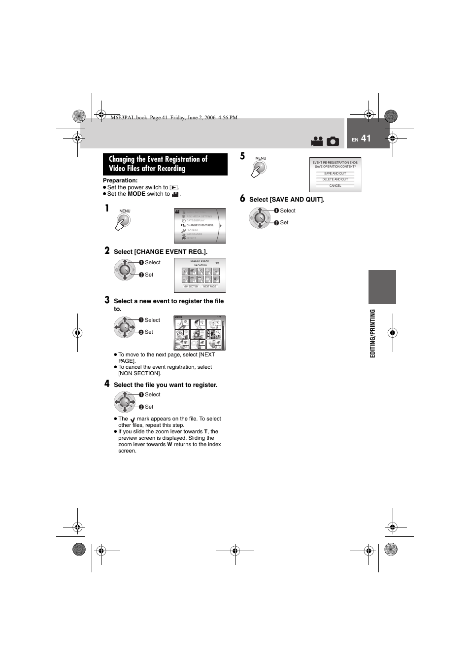 Pg. 41) | JVC Everio GZ-MG36E/EK User Manual | Page 41 / 72