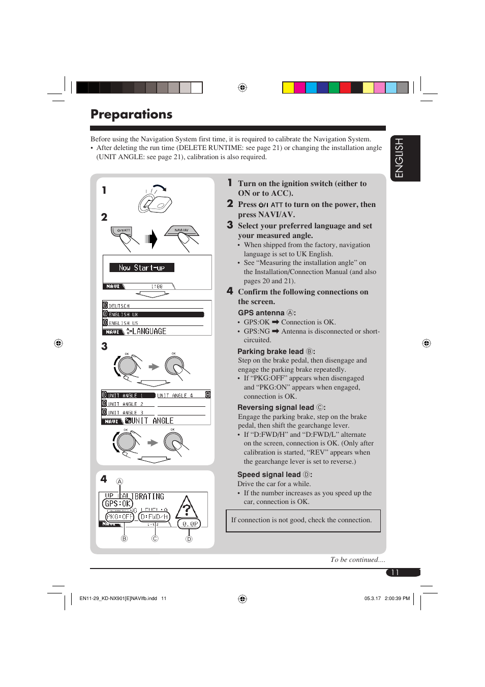 Preparations, English | JVC KD-NX901 User Manual | Page 11 / 129