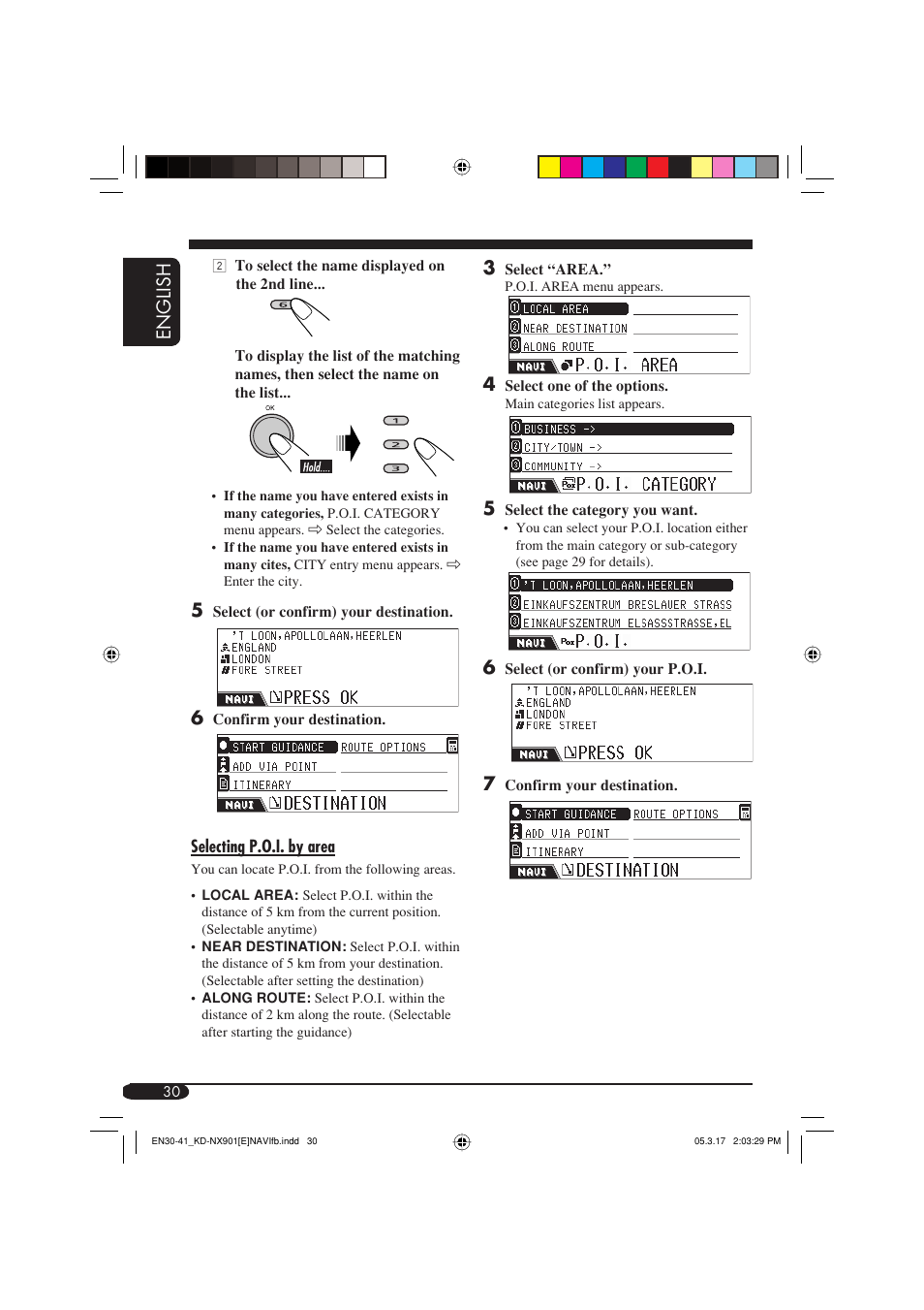 English | JVC KD-NX901 User Manual | Page 30 / 129