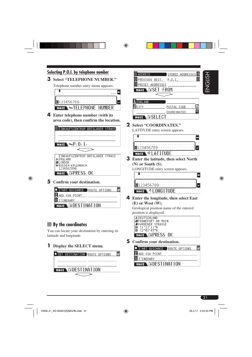 JVC KD-NX901 User Manual | Page 31 / 129