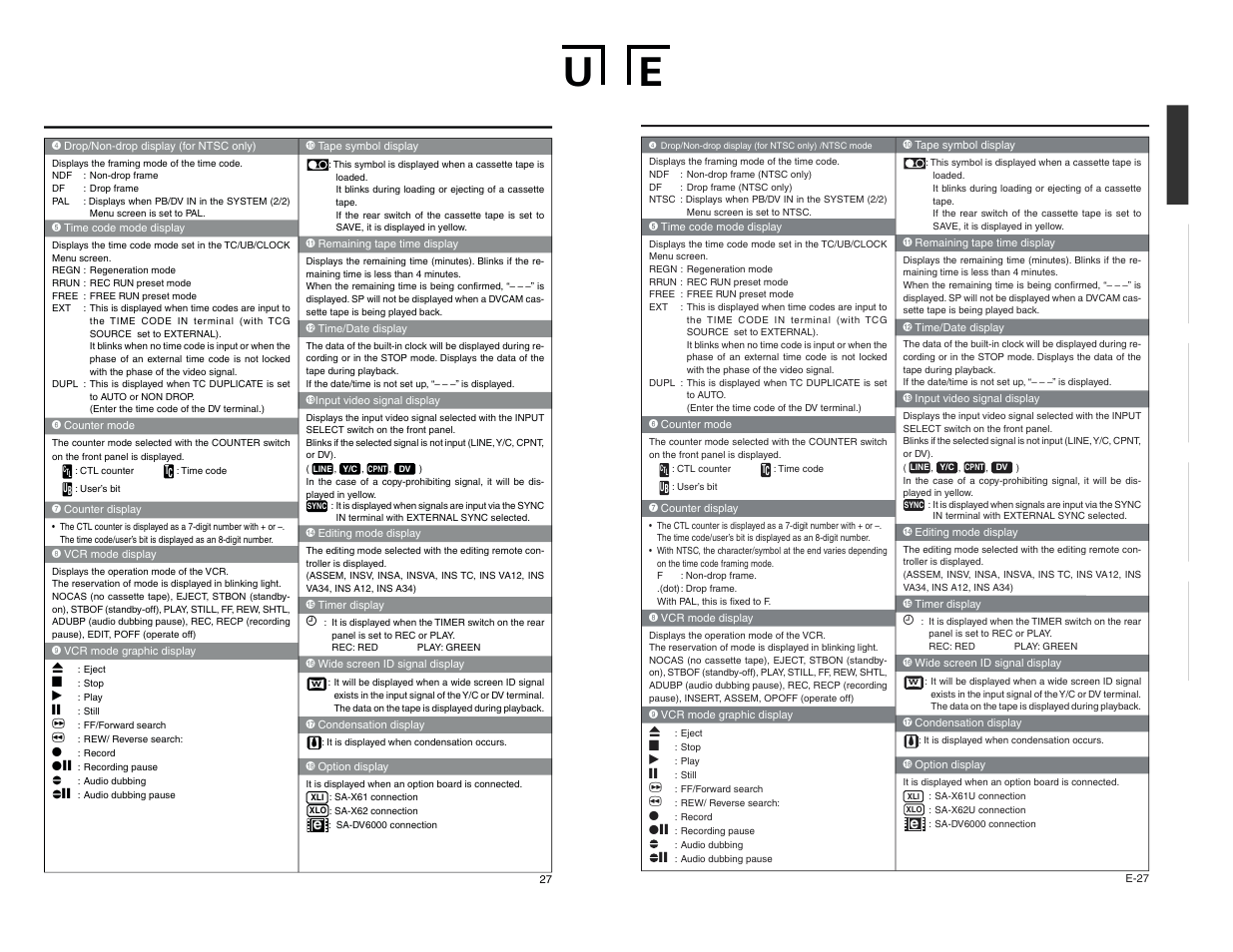 JVC BR-DV6000U User Manual | Page 16 / 61