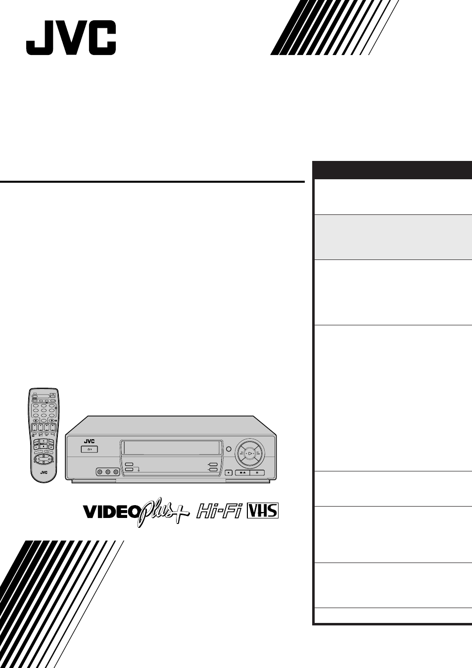 JVC HR-J665ES User Manual | 48 pages