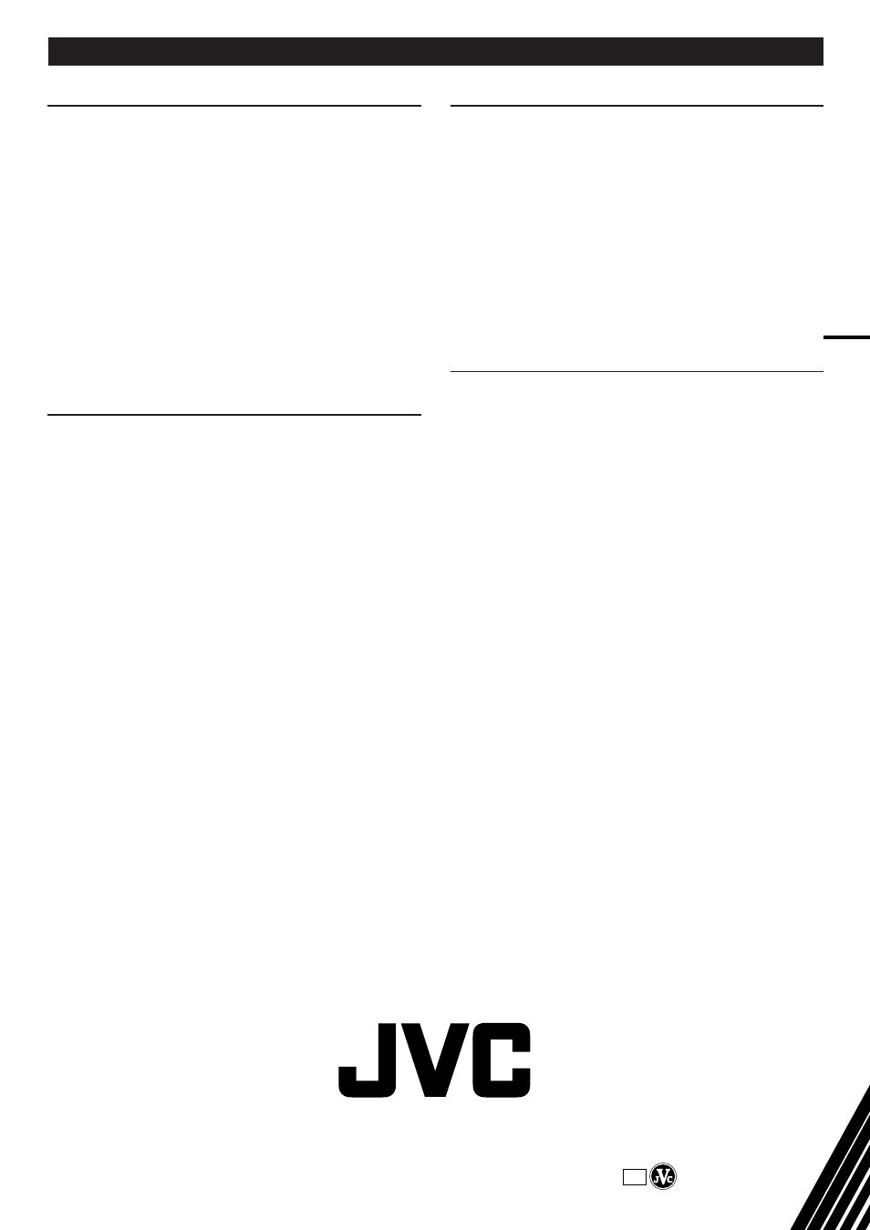 Specifications | JVC HR-J665ES User Manual | Page 48 / 48
