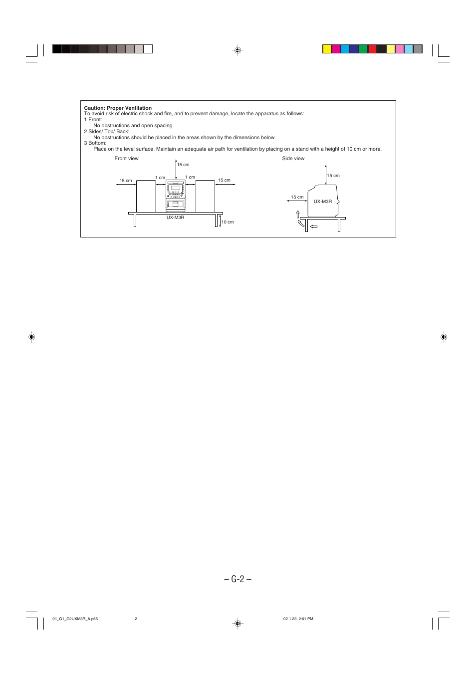 JVC UX-M3R User Manual | Page 3 / 24