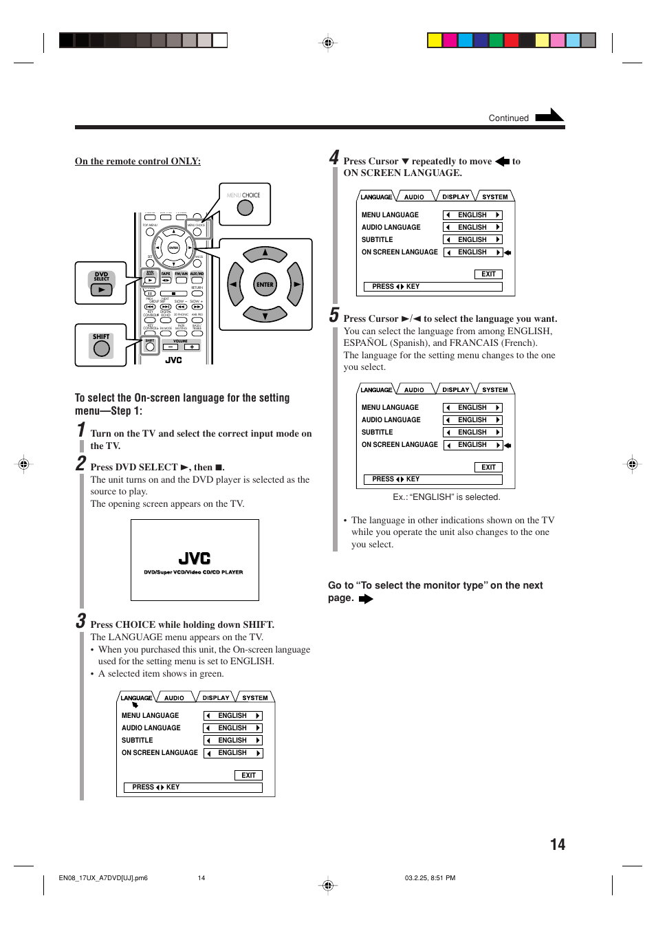 JVC CA-UXA7DVD User Manual | Page 17 / 76