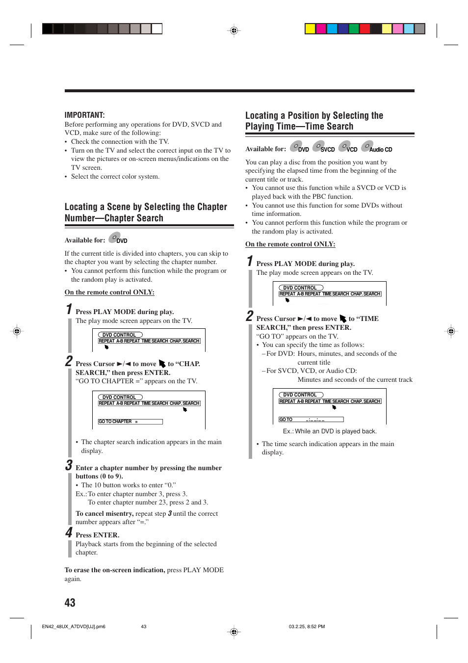 JVC CA-UXA7DVD User Manual | Page 46 / 76