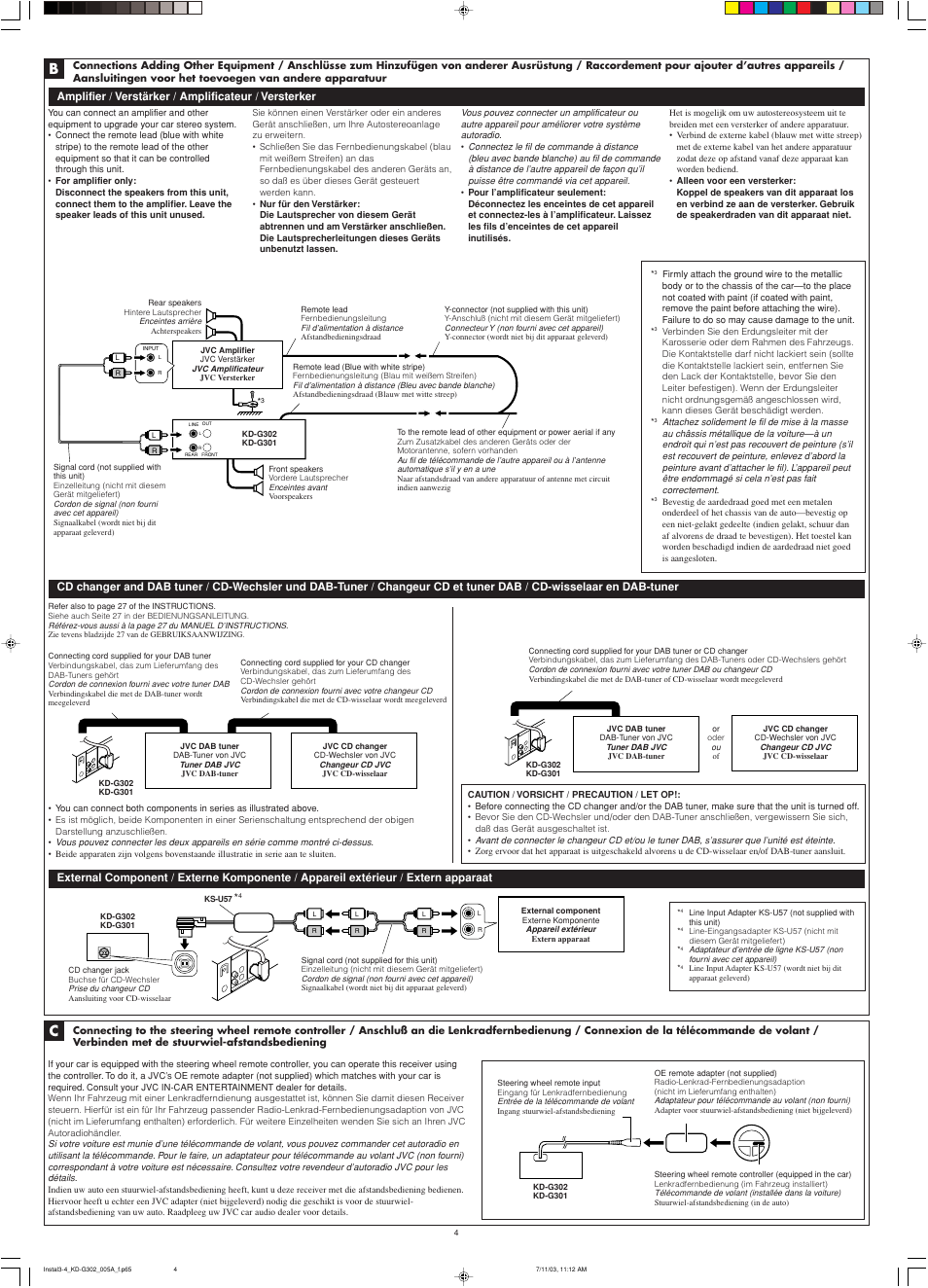 JVC KD-G302  EN User Manual | Page 4 / 4