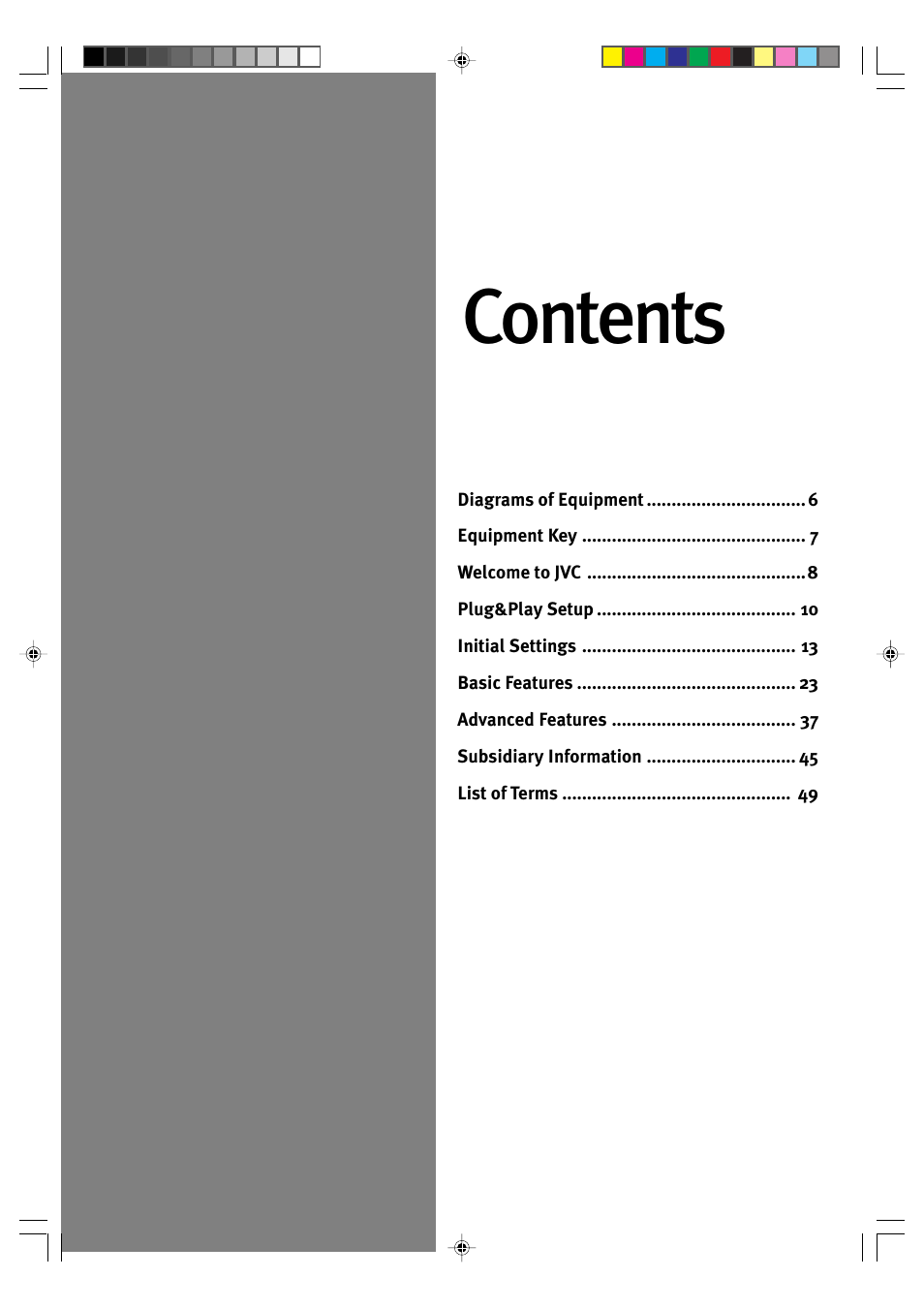 JVC VIDEO CASSETTE HR-J295EK User Manual | Page 5 / 52