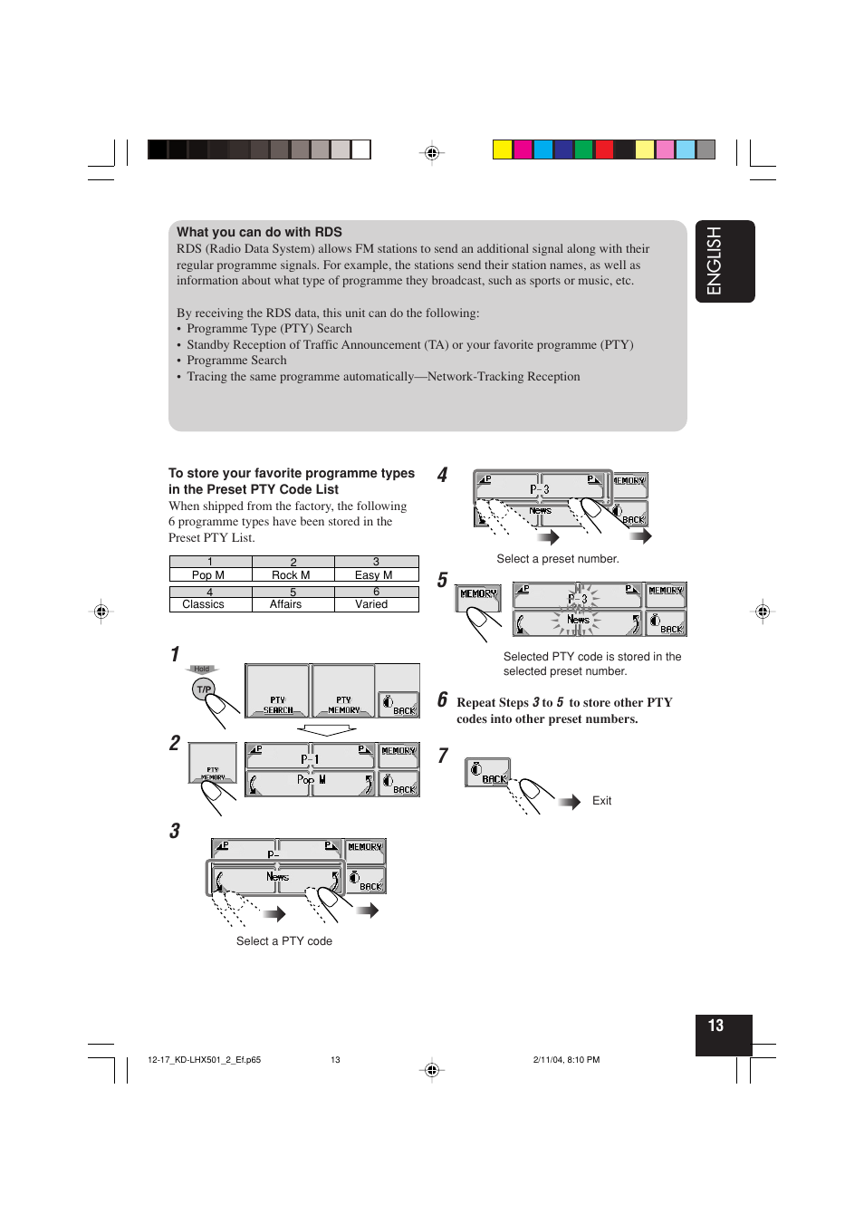 English | JVC KD-LHX501  EN User Manual | Page 13 / 259