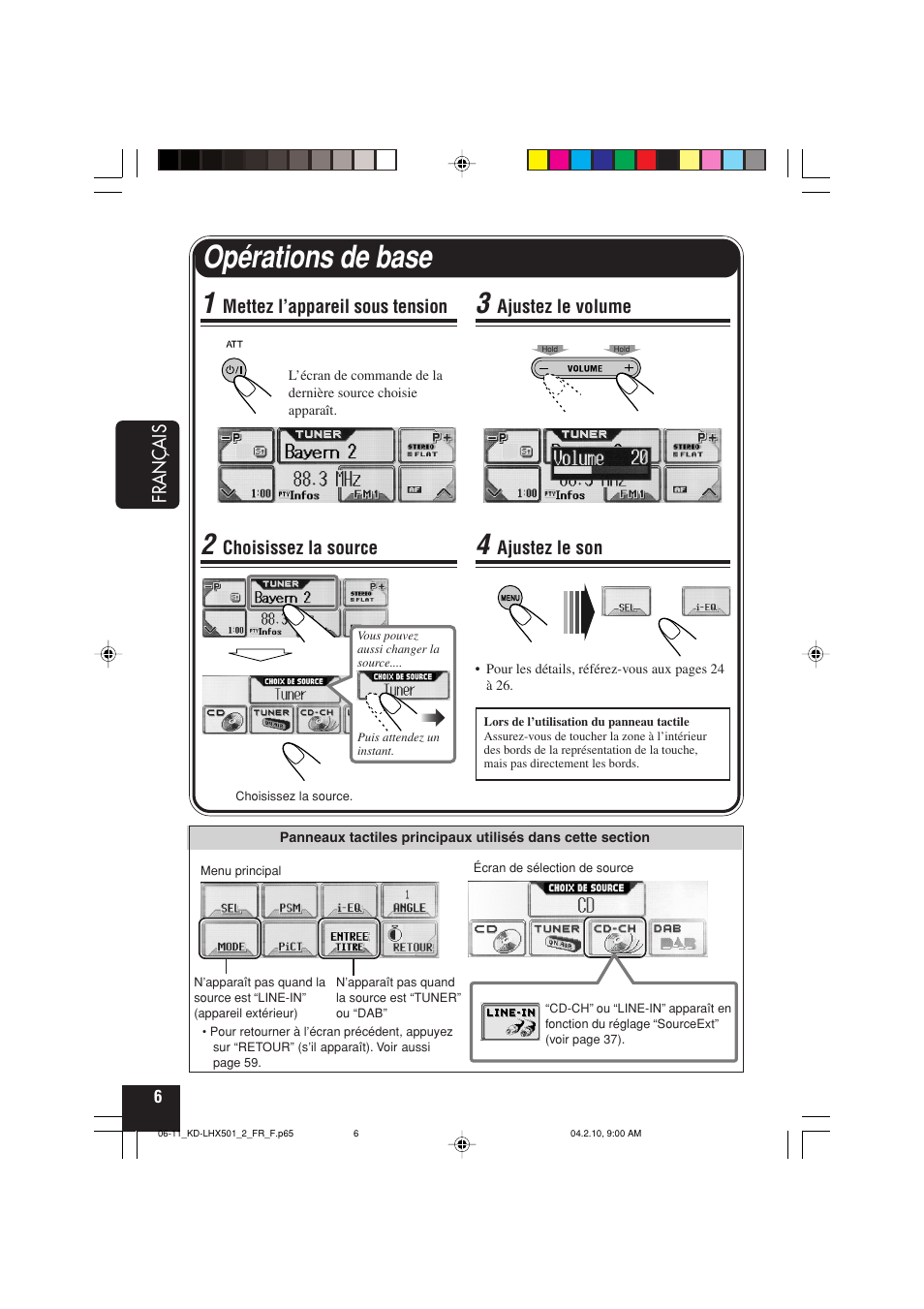 Opérations de base | JVC KD-LHX501  EN User Manual | Page 134 / 259