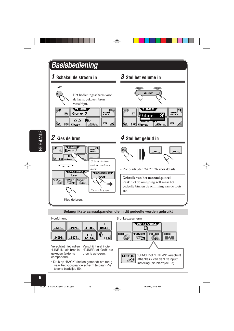Basisbediening | JVC KD-LHX501  EN User Manual | Page 198 / 259