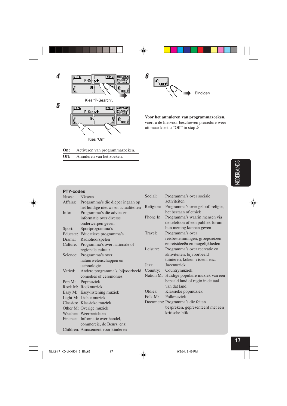 Nederlands | JVC KD-LHX501  EN User Manual | Page 209 / 259