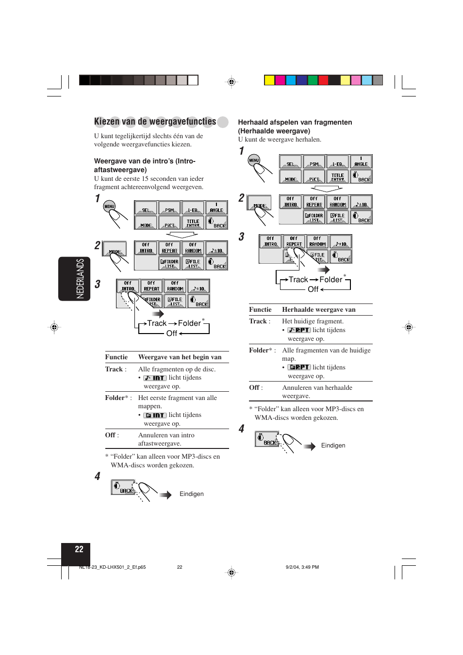 Nederlands, Kiezen van de weergavefuncties | JVC KD-LHX501  EN User Manual | Page 214 / 259