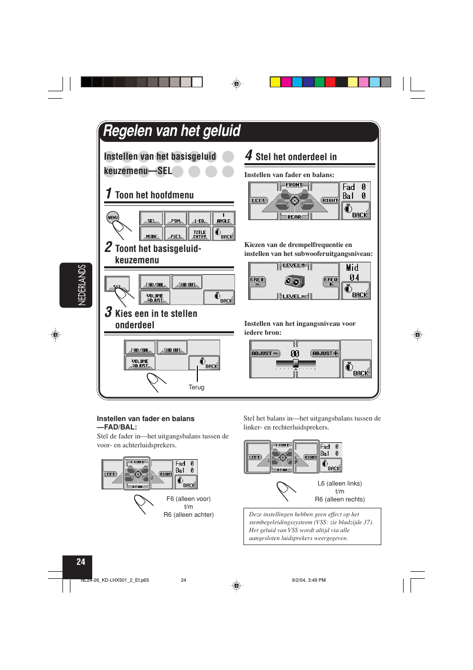 Regelen van het geluid | JVC KD-LHX501  EN User Manual | Page 216 / 259