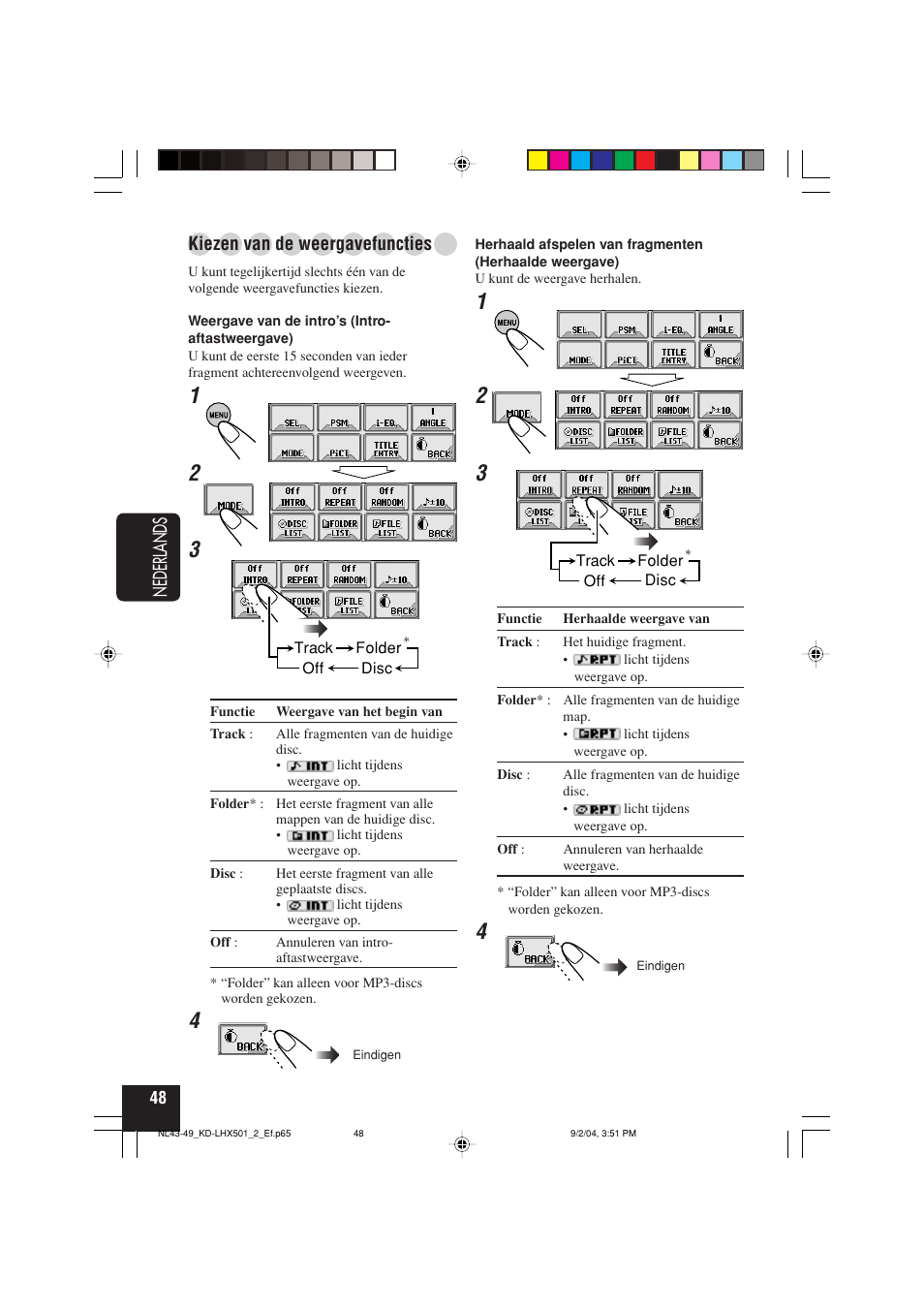 Nederlands, Kiezen van de weergavefuncties | JVC KD-LHX501  EN User Manual | Page 240 / 259