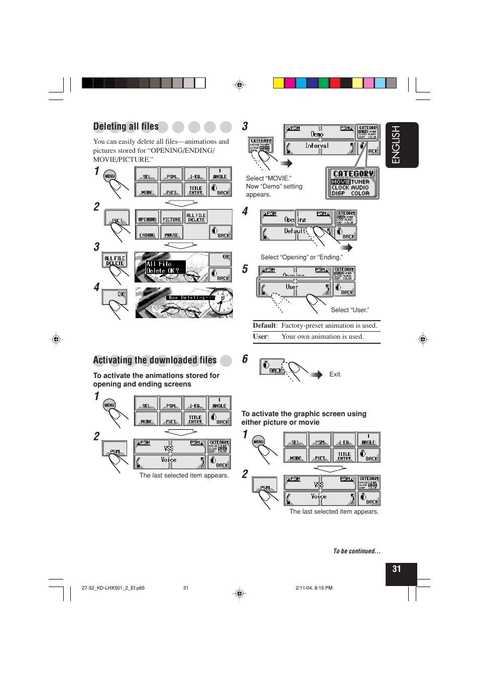 JVC KD-LHX501  EN User Manual | Page 31 / 259