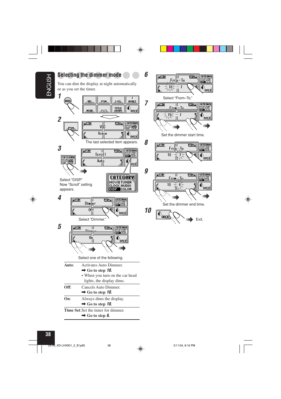 JVC KD-LHX501  EN User Manual | Page 38 / 259
