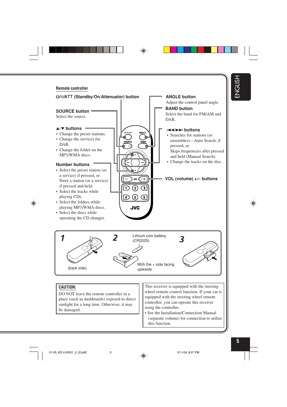 English | JVC KD-LHX501  EN User Manual | Page 5 / 259