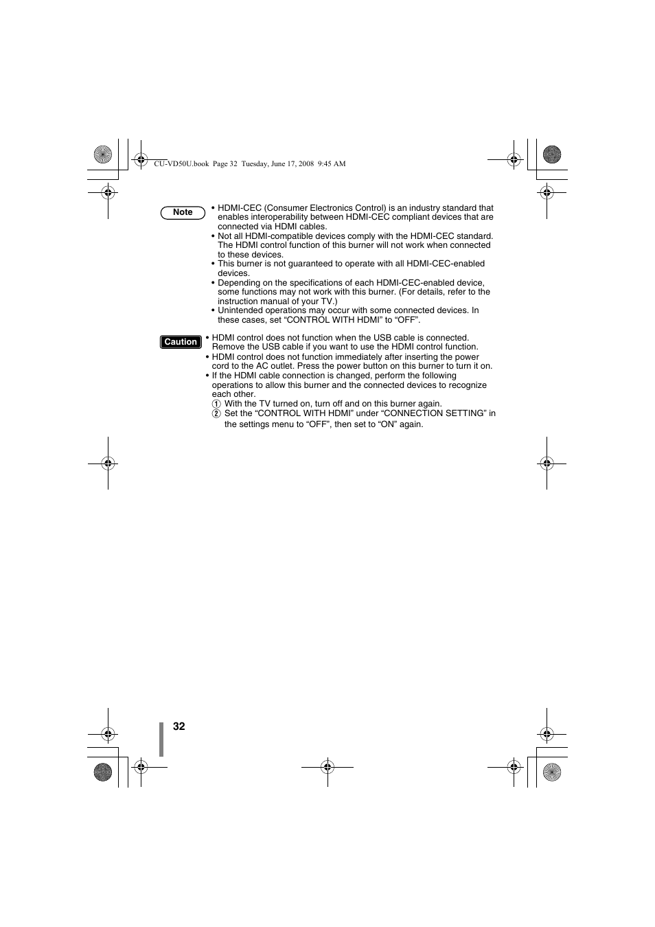 JVC CU-VD50U User Manual | Page 32 / 104