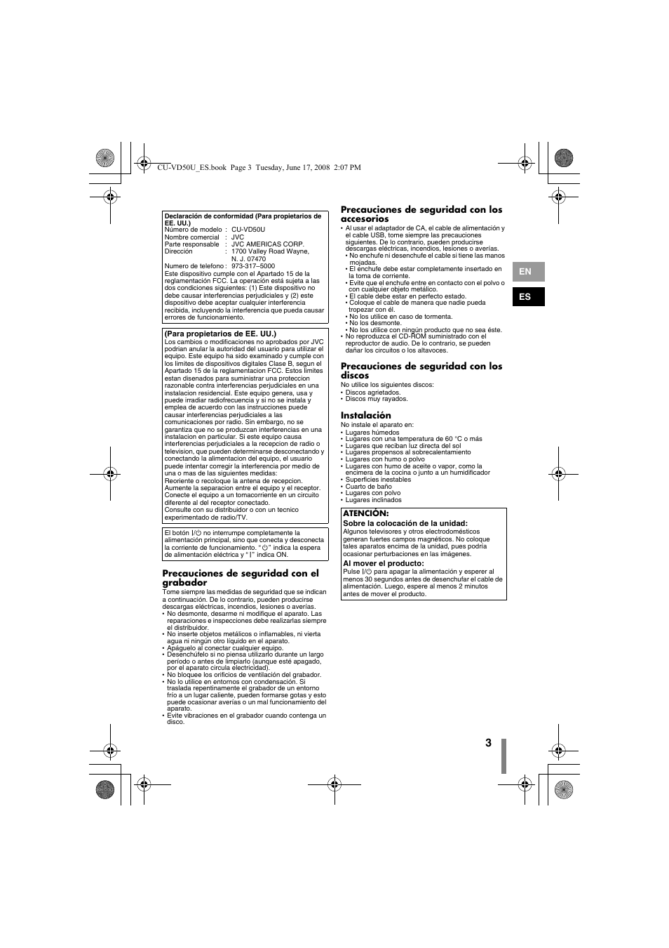 JVC CU-VD50U User Manual | Page 53 / 104